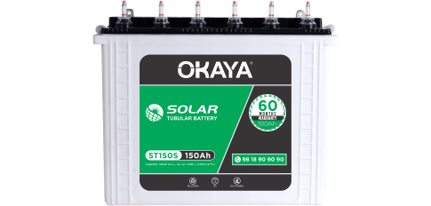 Okaya Solar Battery: ST150S 150 AH